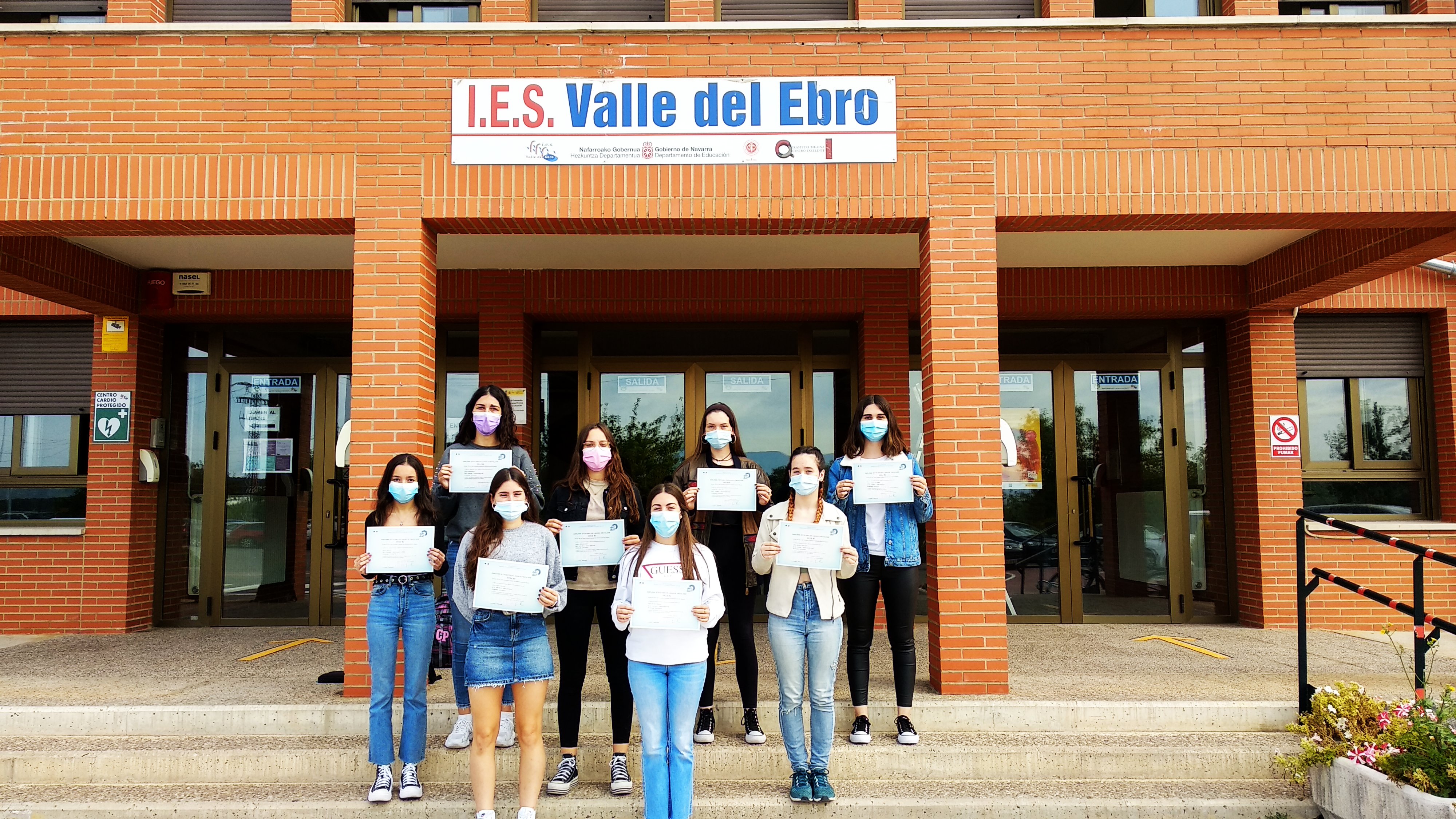 Día Europeo de las lenguas y entrega de Diplomas DELF en el IES Valle del Ebro